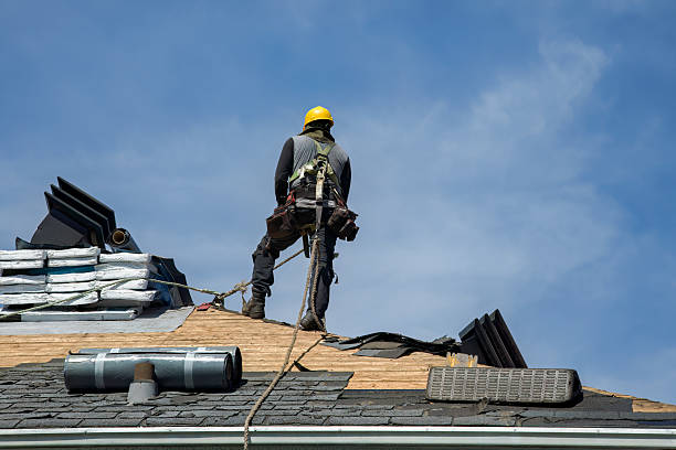 Professional Roofing technician working in Rochester, VT